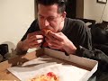 PJ eats pizza