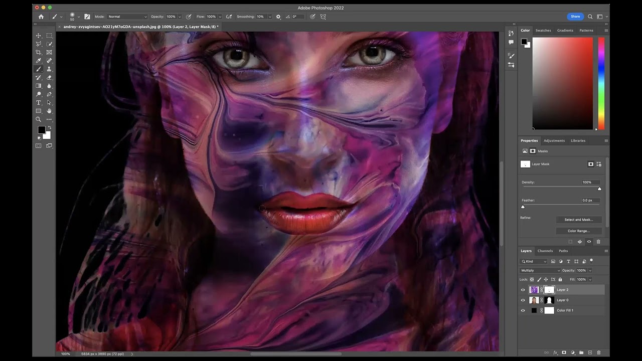 Face Paint Effect - Adobe Photoshop