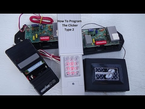 how to program moore-o-matic garage door opener