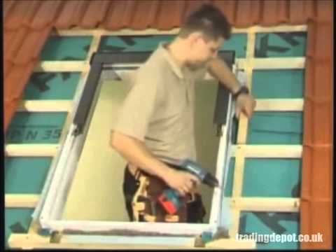 how to fit velux window