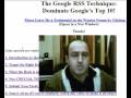 videos de Google RSS Traffic Technique  Review