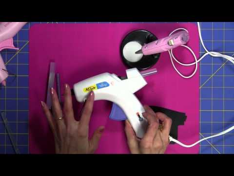 how to dissolve glue gun glue
