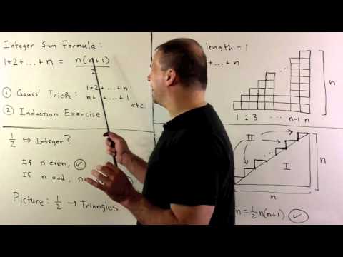 how to prove summation formulas