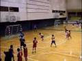 2008年ハンドボール中学新人戦岐阜県大会女子準決勝後半1