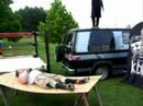 KBW: Blaqk Majik swanton off of a van through a table