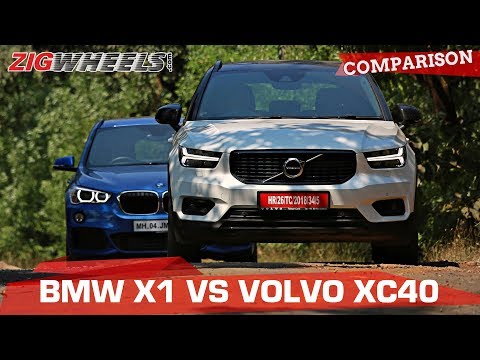 bmw x1 vs volvo xc40  small suvs big luxury  zigwheelscom