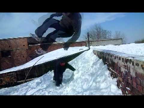 Winter,the roof and Sasha.mpg