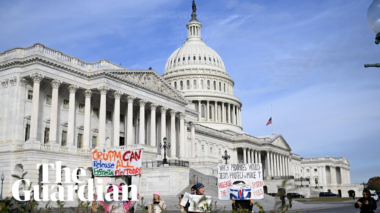 US House votes on Epstein files release – watch live