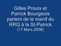 Gilles Proulx et Patrick Bourgeois (RRQ-St-Patrick)