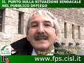 il punto della situazione sindacale nel pubblico impiego