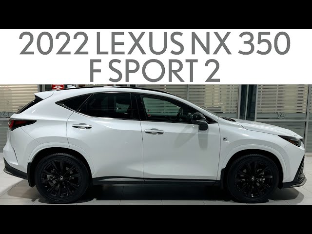  2022 Lexus NX 350 F SPORT 2 in Cars & Trucks in Edmonton