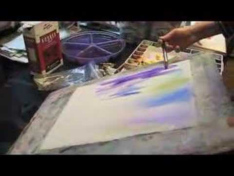 watercolor salt technique