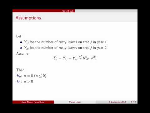 how to perform a paired t test by hand