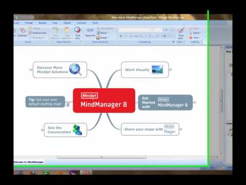 Lesson 1: Làm quen với MindManager 8