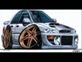 Subaru Cartoon Cars