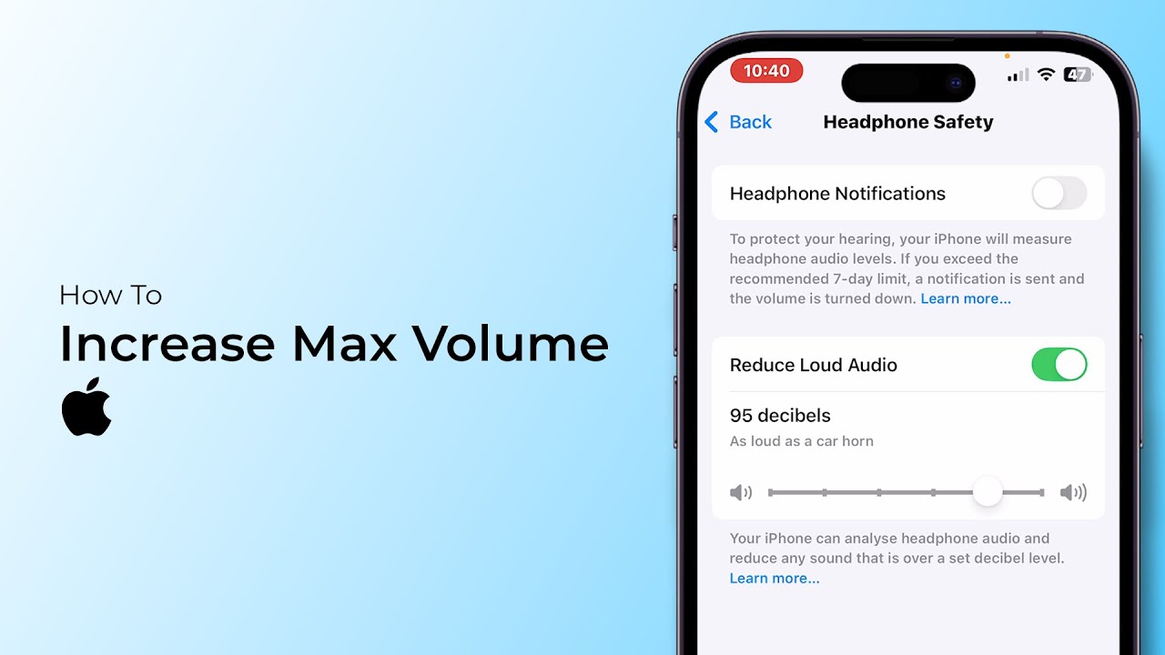 How To Increase Max Volume On iPhone?
