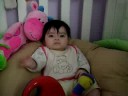 Mia tratando de hablar