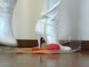 Fruits Crush White High Heel Boots Fruits Crush White High Heel Boots