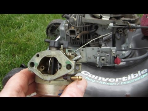 how to clean a honda lawn mower carburetor