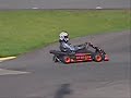 Orange Arrows Kart \"race\" with multiple cameras