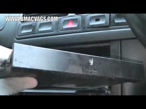 VW MK4 Front Cupholder Removal DIY