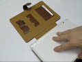 Pdair Leather case for Asus Eee PC 700/701 - Book Type Brown