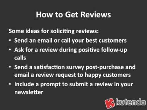 Watch 'Google Local Business Tip: How to Get Google Places Reviews'
