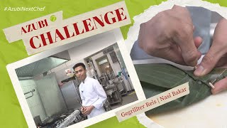 Gegrillter Reis im Bananenblatt | Nasi Bakar | Azubi Challenge