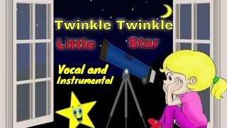 Twinkle Twinkle Little Star. Nursery Rhymes Children Songs.