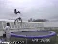 funny trampoline accidents
