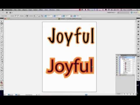 how to create outlines in illustrator
