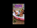 Disney baby moana bath song with shiva and paru #shorts