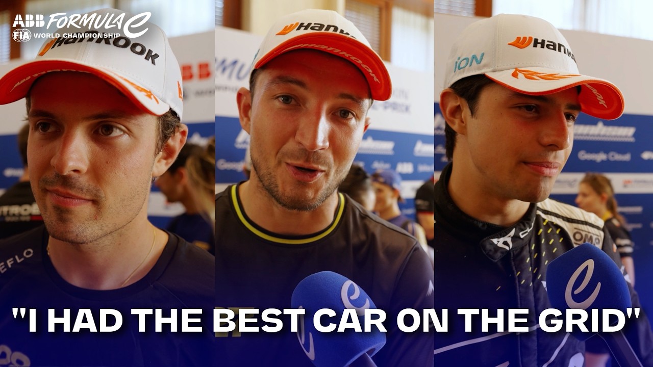 Dennis, Drugovich & Martí React After A Chaotic Lianxin Sanya E-Prix | Formula E Media Pen