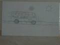 A Short Hand-Drawn Animation of a Bus