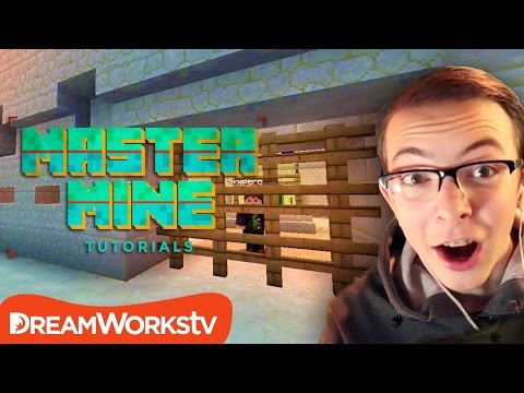 How to Build a Working Gate that Opens & Closes in Minecraft