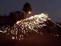 Steel wool fireworks