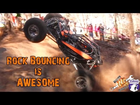 bouncing - DVDs & APPAREL - http://www.bustedknuckle.com Check out the Insane Sport of Rock Bouncing as drivers take their custom tube chassis creations to all new heig...
