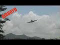 Cathay Pacific Boeing 747 crosswind landing Hong Kong