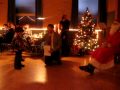 Ein Stueck eines Weihnachtslieds das die Kinder fuer den Nikolaus vorbereitet haben.