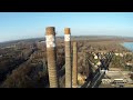 Schornsteinsprengung Kraftwerk Muldenstein