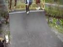 Skateboarding - blunt to fakie Skateboarding - blunt to fakie