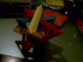 Three Intersecting Tetrahedra (Modular Origami)