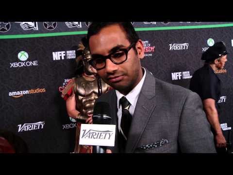 Aziz Ansari Congratulates Jimmy Kimmel - Variety Power Of Comedy 2013