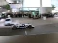 Nick Heidfeld driving the F1.08 inside the BMW Welt