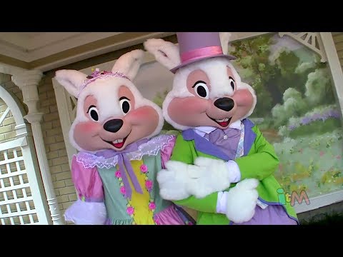 Easter Bunny meet and greet at Walt Disney World