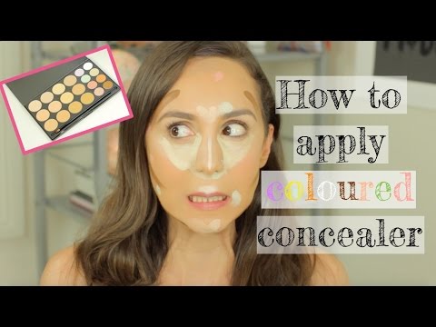 how to use purple concealer