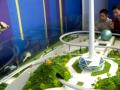 Demo of superconducting magnetic levitation train
