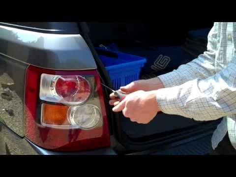 How to Remove Rear Lights on  Range Rover Sport