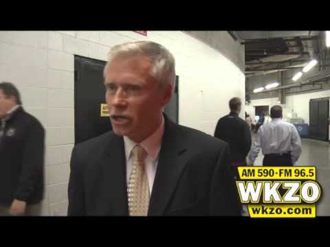 WMU Hockey Head Coach Andy Murray talks with Carolyn Binder about the Broncos' historic shootout win over MSU in the Great Lakes Invitational WMU Hockey Head Coach Andy Murray talks with Carolyn Binder about the Broncos' historic shootout win over MSU in the Great Lakes Invitational