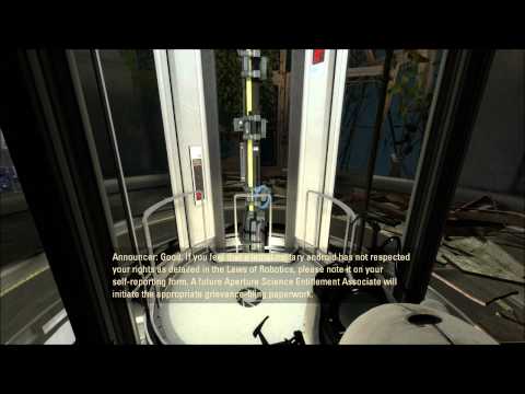 preview-Let\'s Play Portal 2! - 001 - Meeting Wheatley, and the blue portal gun! (ctye85)